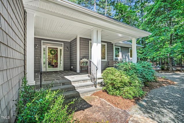 289 Stoneview, Pittsboro, NC 27312 - property entrance with a porch