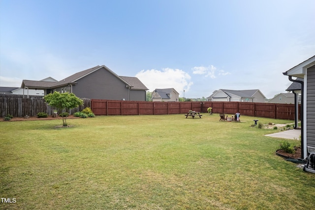 view of yard