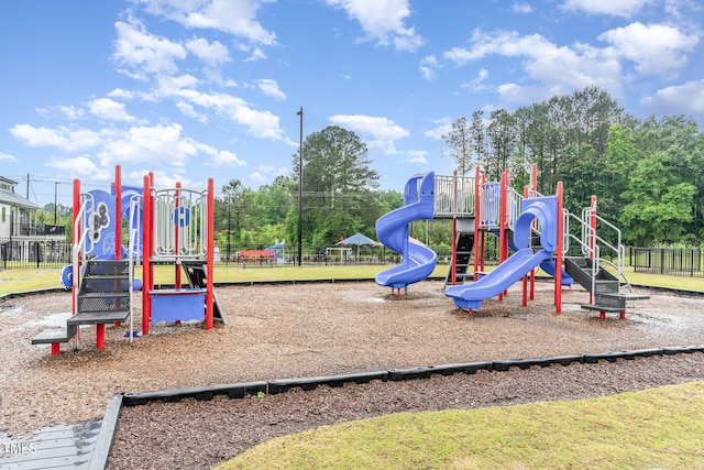 646 Shelford Trl, Zebulon, NC 27597 - community jungle gym featuring fence