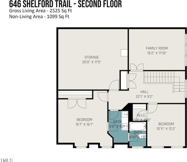 646 Shelford Trl, Zebulon, NC 27597 - property floor plan
