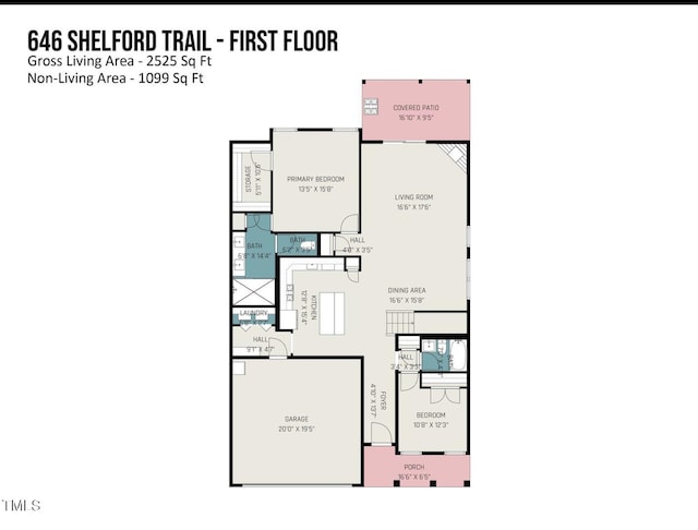 646 Shelford Trl, Zebulon, NC 27597 - floor plan / room layout