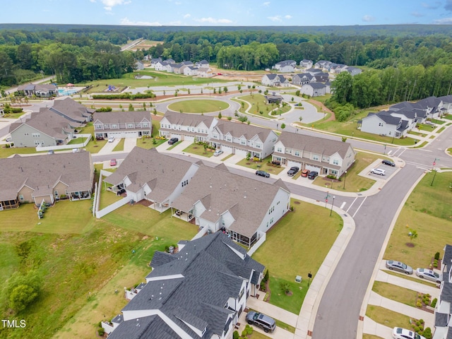 646 Shelford Trl, Zebulon, NC 27597 - aerial perspective of suburban area