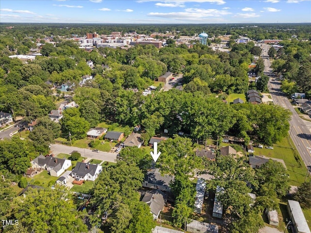 aerial view of property's location featuring nearby suburban area