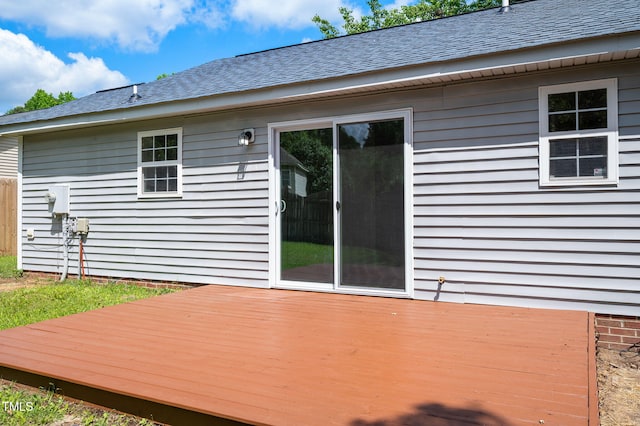 view of deck