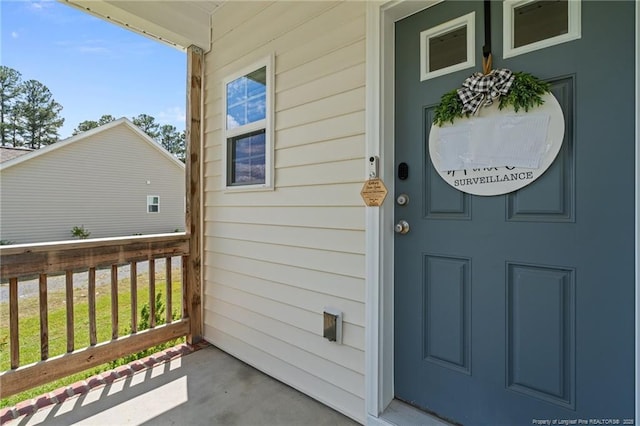 view of property entrance