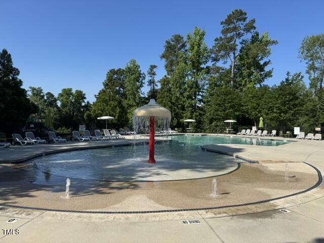 4109 Massey Preserve Trl, Raleigh, NC 27616 - view of community featuring a patio area and a pool