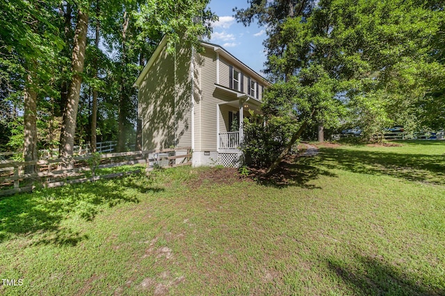 40 Crepe Myrtle Ct, Angier, NC 27501 - view of property exterior featuring crawl space and covered porch