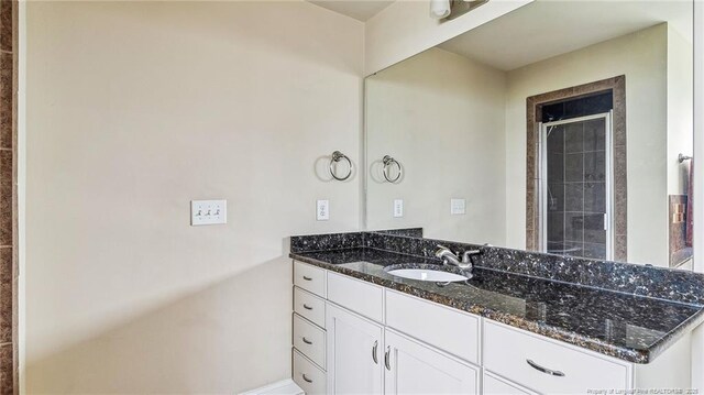 4323 Saleeby Way, Fayetteville, NC 28306 - bathroom with vanity and a tile shower