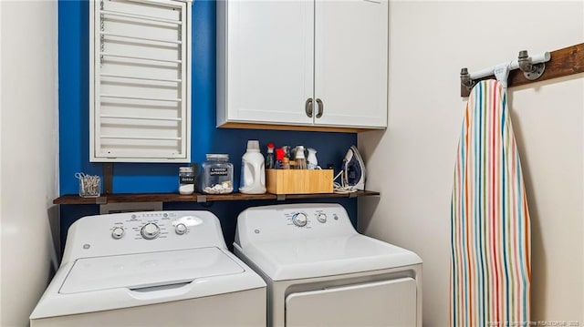 4323 Saleeby Way, Fayetteville, NC 28306 - clothes washing area featuring independent washer and dryer and cabinet space