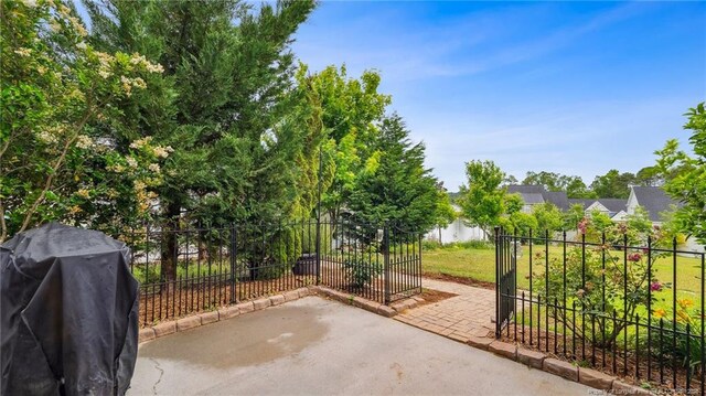 4323 Saleeby Way, Fayetteville, NC 28306 - view of patio / terrace with fence and grilling area