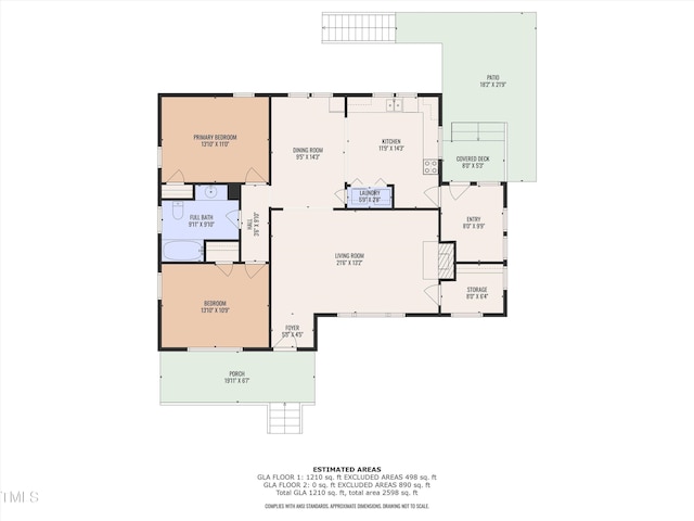 302 Hester St, Knightdale, NC 27545 - property floor plan