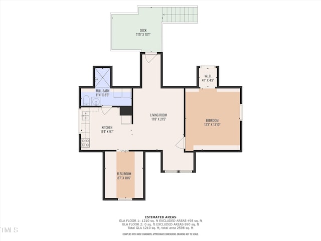 302 Hester St, Knightdale, NC 27545 - room layout