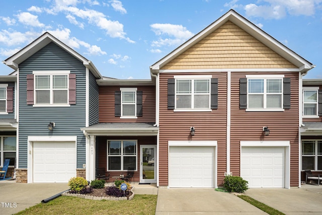 3403 Cardinal Lake Dr, Durham, NC 27704 - view of property with an attached garage and driveway