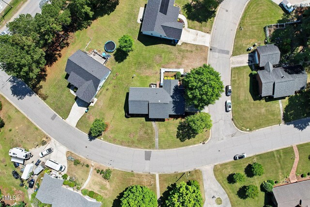 203 Marlowe Dr, Dunn, NC 28334 - aerial view of property and surrounding area with nearby suburban area