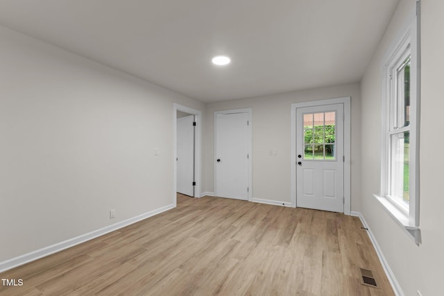 306 Coleman St, Oxford, NC 27565 - empty room featuring light wood-style floors and baseboards