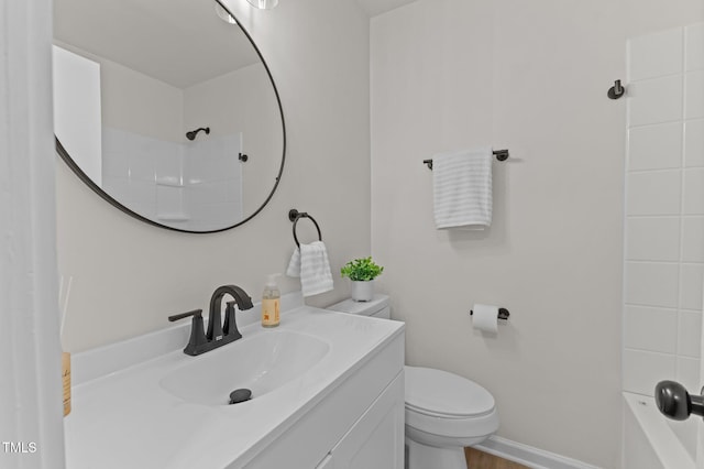 306 Coleman St, Oxford, NC 27565 - bathroom with toilet and vanity