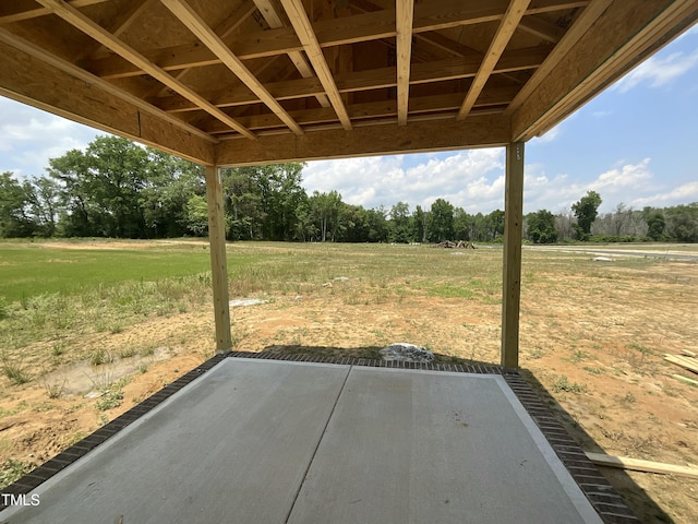 215 Creeks Edge Dr, Pikeville, NC 27863 - view of patio with a view of countryside and view of wooded area