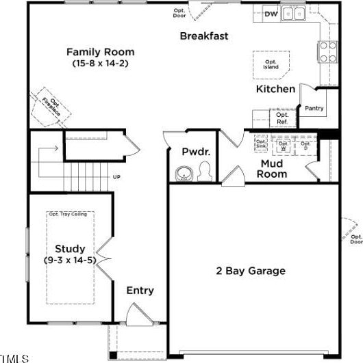 1036 Channel Drop Lp, Zebulon, NC 27597 - floor plan / room layout