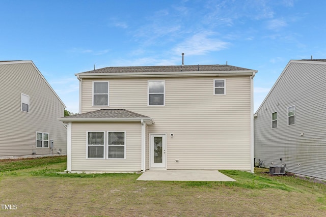 69 Curling Creek Dr Unit I286, Clayton, NC 27527 - rear view of property with a patio area, central AC unit, and a yard