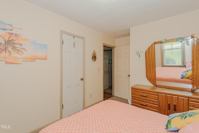 bedroom featuring carpet