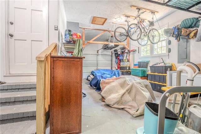 miscellaneous room with concrete floors