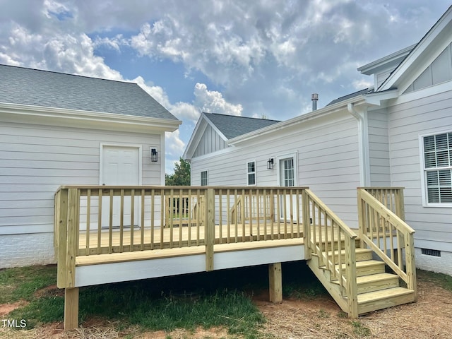 4016 Berman Edge Rd, Holly Springs, NC 27540 - view of wooden deck