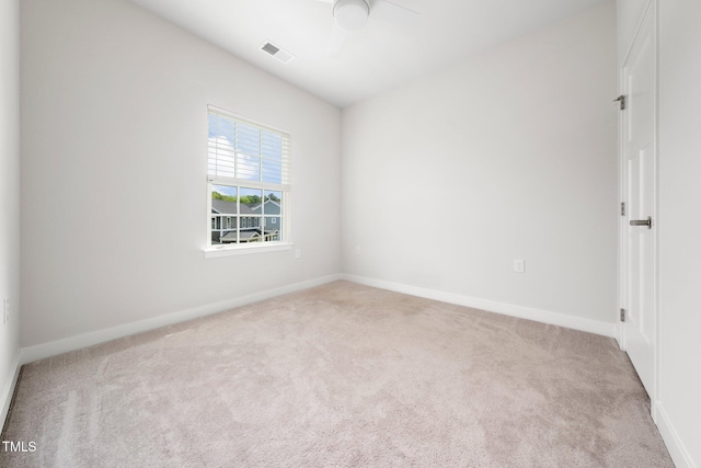 1437 Newpoint Dr, Durham, NC 27713 - carpeted empty room with baseboards and a ceiling fan