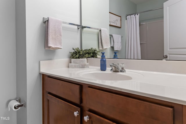 100 Stratford Lakes Dr Unit 361, Durham, NC 27713 - bathroom with vanity and curtained shower