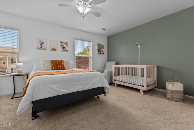 100 Stratford Lakes Dr Unit 361, Durham, NC 27713 - carpeted bedroom with baseboards and ceiling fan
