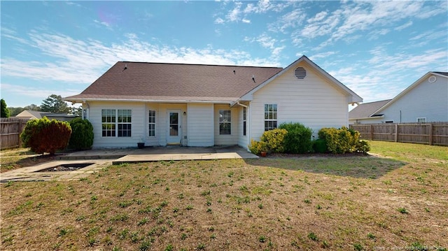 2500 Forest Lodge Dr, Fayetteville, NC 28306 - back of property featuring a patio