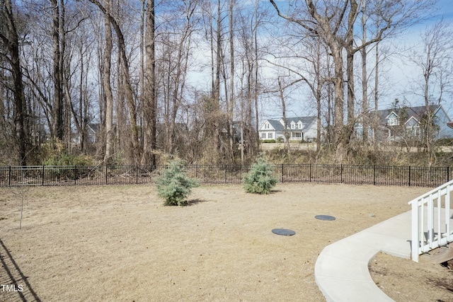 76 Freewill Pl, Raleigh, NC 27603 - view of yard featuring fence and a residential view