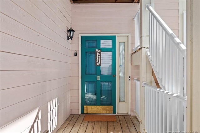 view of property entrance