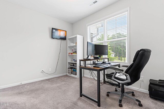 173 Longbow Dr, Middlesex, NC 27557 - carpeted home office with baseboards