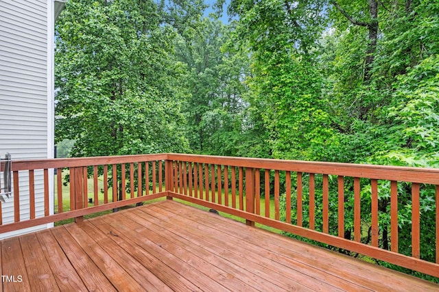 112 River Dell Townes Ave, Clayton, NC 27527 - view of wooden terrace
