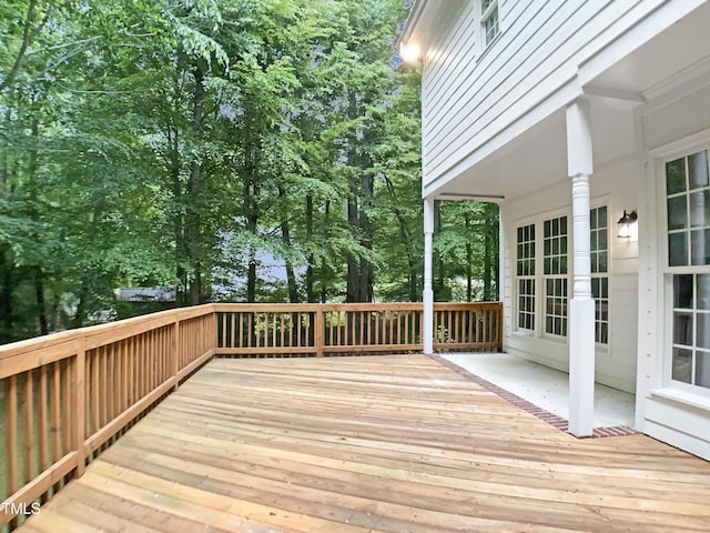 150 Remington Ct, Youngsville, NC 27596 - view of wooden deck