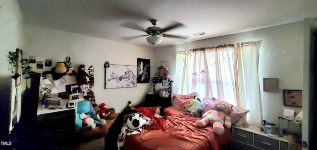 212 Placid Pond Dr, Broadway, NC 27505 - bedroom with a ceiling fan