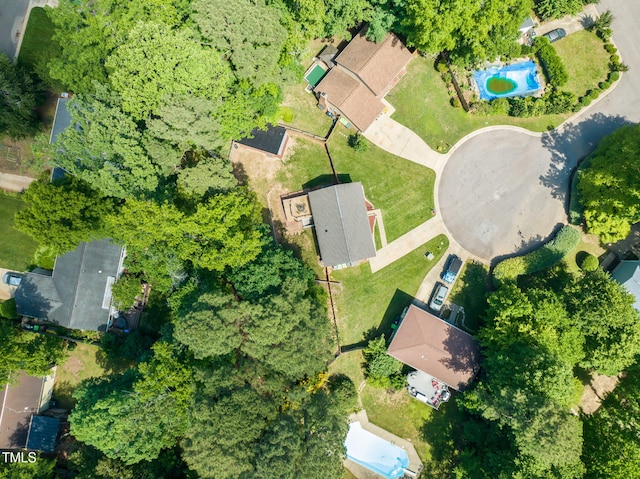 aerial view of property's location