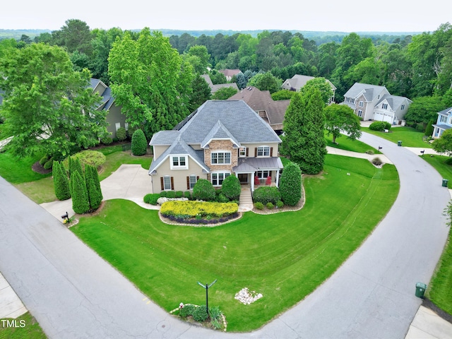 view of subject property