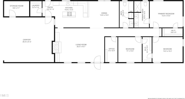 819 Patterson Grove Rd, Ramseur, NC 27316 - property floor plan