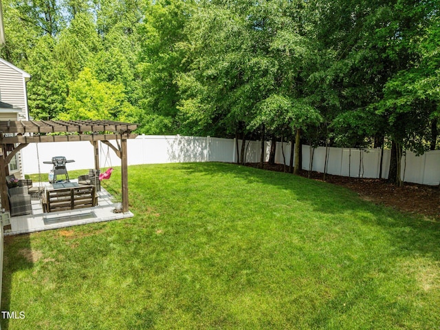 2012 Sterling Hill Dr, Fuquay Varina, NC 27526 - view of yard with a pergola