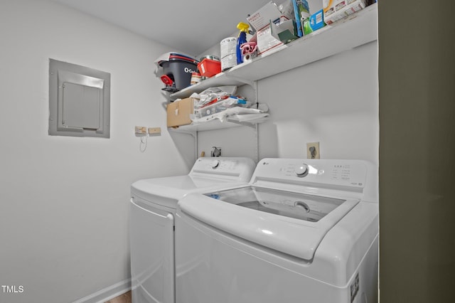 145 Coleridge Ct, Carrboro, NC 27510 - washroom featuring washer and clothes dryer and electric panel