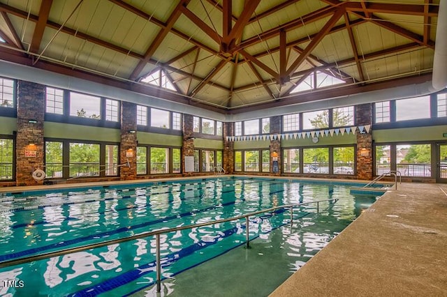 view of indoor pool