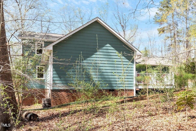 3418 Carriage Trl, Hillsborough, NC 27278 - view of home's exterior featuring crawl space