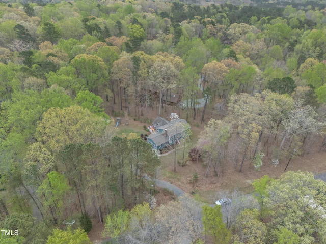 3418 Carriage Trl, Hillsborough, NC 27278 - aerial view of property and surrounding area with a forest