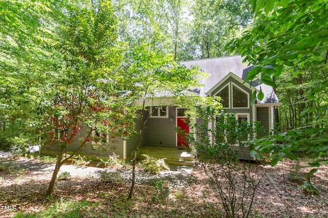 5314 Taproot Ln, Durham, NC 27705 - view of front of property featuring roof with shingles