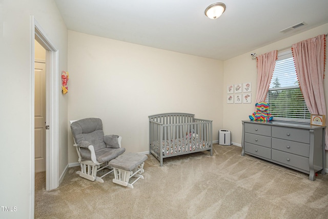 1201 Pleasant Falls Ct, Wake Forest, NC 27587 - bedroom with carpet and a nursery area