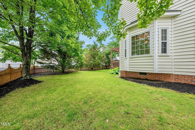 view of yard