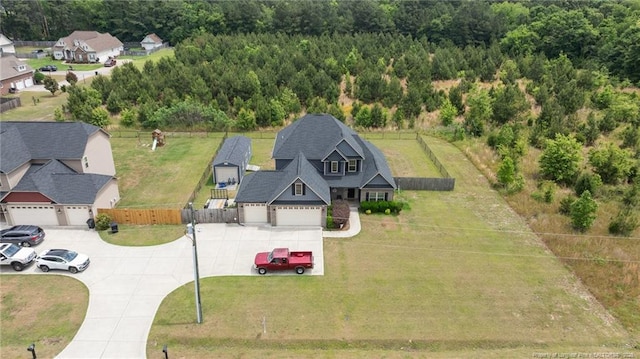 2677 Cypress Lakes Rd, Hope Mills, NC 28348 - aerial perspective of suburban area