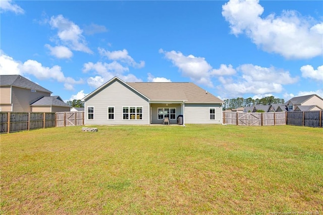 view of rear view of property