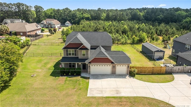 2671 Cypress Lakes Rd, Hope Mills, NC 28348 - aerial view of residential area